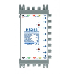 Multiswitch LEGACY in cascata a 5 cavi Passante 8 derivate  20 dB