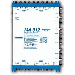 Multiswitch LEGACY in cascata a 9 cavi Attivo passante 12 derivate  3dB Tv Terr   20dB