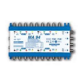 Multiswitch LEGACY in cascata a 9 cavi Attivo passante 4 derivate +1dB Tv Terr   15 dB
