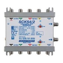 MULTISWITCH SCR CASCATA 2 OUT SAT CONTROL GAIN