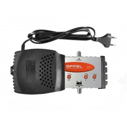 Amplificatore di linea VHF UHF a linee separate per interno, 30 dB  2 att  coax  uscita 125 dB?V 1TX30