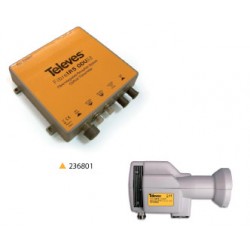 LNB USCITA OTTICA + TERRESTRE KIT NOVITA 