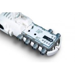 AMP TV 1+4 OUT 1 REG CON IEC SERIE COCCODRILLO