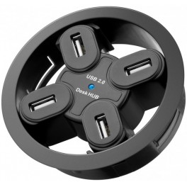 HUB USB 2 0 4 PORTE CON CAVO 1,5mt
