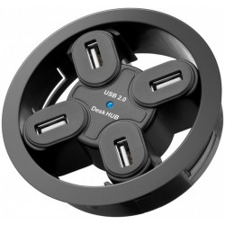 HUB USB 2 0 4 PORTE CON CAVO 1,5mt