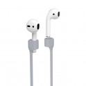 Puro laccio magnetico in silicone per AirPods 2016 / 2019, Grey