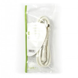 CAVO COAX M/F 90° IEC 1,5mt BIANCO Cavo Coassiale 120 dB ad Angolo Coassiale Maschio   Femmina Coax (IEC) 1 50 m Bianco