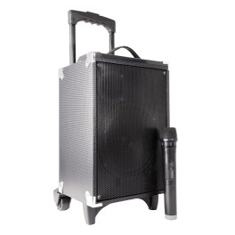CASSA AMPLIFICATA MICROF WIREL 130W MP3 TROLLEY
