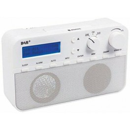 RADIO DAB KONIG 20 PRESE BIANCA RADIO PORTATILE