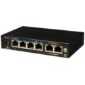 SWITCH 6 PORTE ETHERNET 4 PORTE POE REDFOXwitch PoE 4 porte +2 (10/100) con funzione TVCC
