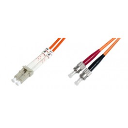CAVO FIBRA OTTICA LC A ST MULTIMODE DUP CAVO FIBRA OTTICA LC A ST MULTIMODE DUPLEX 50/125 MT 5 