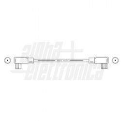 Cavo spina F rapida a 90° a spina F 2M 