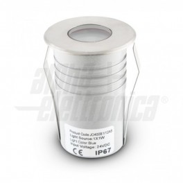 FARETTO INCAS 1LED1W/24V ASIM IP67 BL12m 