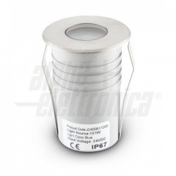 FARETTO INCAS 1LED1W/24V ASIM IP67 BL12m 