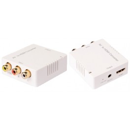 CONVERTITORE  AV RCA   HDMI Ridottissime dimensioni (solo 60X56X21mm, solo 45g di peso) per il convertitore AV RCA / HDMI di GBC