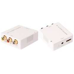 CONVERTITORE  AV RCA   HDMI Ridottissime dimensioni (solo 60X56X21mm, solo 45g di peso) per il convertitore AV RCA / HDMI di GBC