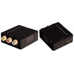 CONVERTITORE  AV RCA   HDMI Ridottissime dimensioni (solo 60X56X21mm, solo 45g di peso) per il convertitore AV RCA / HDMI di GBC