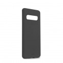 Puro Cover in Silicone Liquido con interno in microfibra per Samsung S10+ 6 4 , Grigio