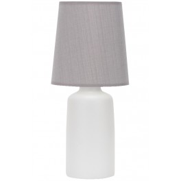  MIAMI  LAMP TAV CERAM  H 45CM BASE BIANCA+PARAL SABBIA