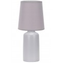  MIAMI  LAMP TAV CERAM H45CM GRIGIO CHIARO+PARAL GRIGIO