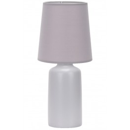  MIAMI  LAMP TAV CERAM H45CM GRIGIO CHIARO+PARAL GRIGIO