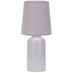  MIAMI  LAMP TAV CERAM H45CM GRIGIO CHIARO+PARAL GRIGIO