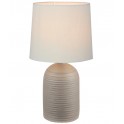  UTAH  LAMP TAV CERAM  H36,5CM E27 GRIGIO PARAL GRIGIO