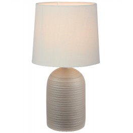  UTAH  LAMP TAV CERAM  H36,5CM E27 GRIGIO PARAL GRIGIO