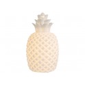  ANANAS  LAMPADA DA TAVOLO CERAM BIANCA E14 25W D17XH30