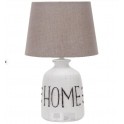  HOME  LAMP TAV CERAM H 41CM BASE CHIARA+PARAL BEIGE