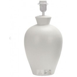  MARILYN  BASE LAMPADA TAV  CERAMICA BIANCO MATT H 40CM