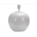  GRACE  BASE LAMPADA TAV  CERAMICA BIANCO LUCIDO H 35CM