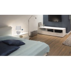  GRACE  BASE LAMPADA TAV  CERAMICA BIANCO LUCIDO H 35CM