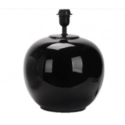  GRACE  BASE LAMPADA TAV  CERAMICA NERO LUCIDO H 35CM