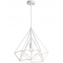  CAGE  LAMP  SOSPENS  METALLO D 37CM E27 60W BIANCO