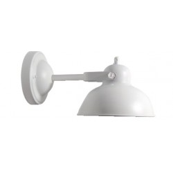  MINI FARELL  APPLIQUE METALLO D 18CM E14 BIANCO MATT