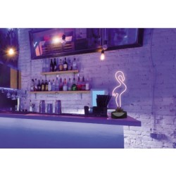   FLAMINGO  LAMPADA TAVOLO NEON VETRO 2   FLAMINGO  LAMPADA TAVOLO NEON VETRO 230VCA IP20