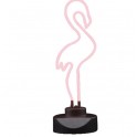   FLAMINGO  LAMPADA TAVOLO NEON VETRO 2   FLAMINGO  LAMPADA TAVOLO NEON VETRO 230VCA IP20