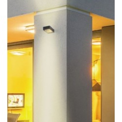  ASH  APPLIQUE LED 6W 300LM IP54 4000K NERO