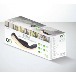  CURVE  APPLIQUE LED 7W 400LM IP54 4000K NERO