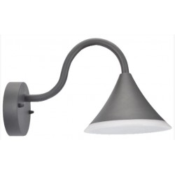  HOOK  APPLIQUE LED 10W 600LM IP54 4000K NERO GRAFITE