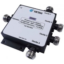 Divisore 4 uscite  8dB GSMUMTS 