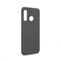 Puro Cover in Silicone Liquido con interno in microfibra per Huawei P30 Lite, Grigio