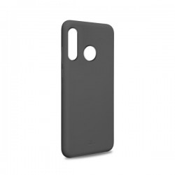 Puro Cover in Silicone Liquido con interno in microfibra per Huawei P30 Lite, Grigio