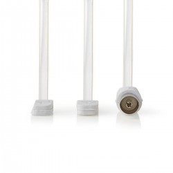 Antenna FM per Interni ed Esterni | 87,m Antenna FM per Interni ed Esterni | 87,5   108 MHz | Portata 0   15 km | IEC | 1 80 m