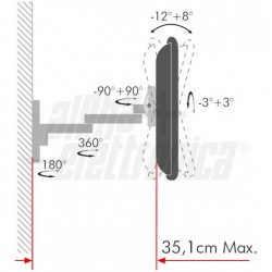 SUPPORTO LCD ORIENTABILE 23 42 