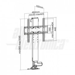 Supporto TV/Monitor universale motorizz  Supporto TV/Monitor universale motorizzato, 32  48 