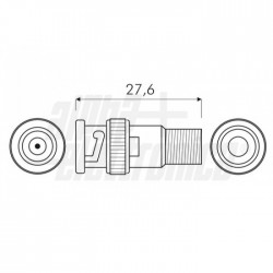 ADATT DA SPINA BNC A PRESA F 