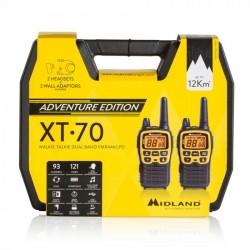 XT70 2RADIO PMR 2 CARICAT  DA TAVOLO XT70 2RADIO PMR2CARICAT2CAVO USB 2 P BATT 2 CLIP