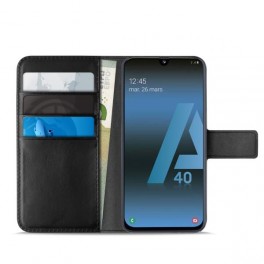 Puro Cust Samsung A40 2018 BOOK NERA 